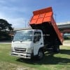 Fuso FE85PE-Steel Tipper Truck new orange